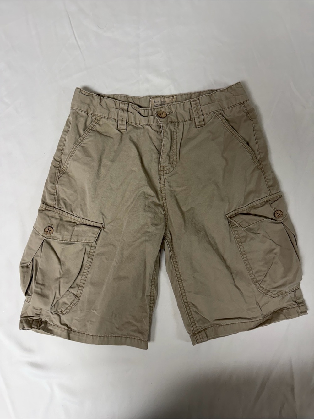 Lucky Brand Kids Size 12 Tan Cargo Shorts Gently Used Great Condition